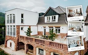 Mainterrasse Boardinghouse Am Fluss Klimatisierte Apartments Mit 80Qm Terrasse